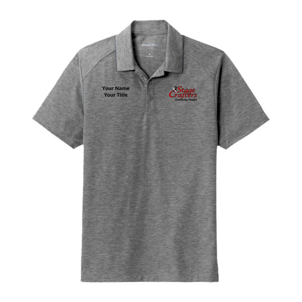 Custom Stage Crafters Tri Blend Wicking Polo - Unisex Thumbnail