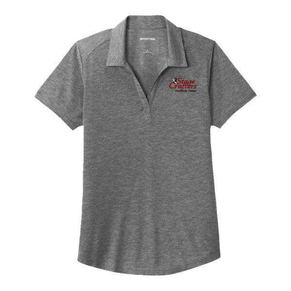 Stage Crafters Tri Blend Wicking Polo - Ladies Thumbnail